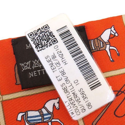 Hermes Twilly Scarf Orange — view 9