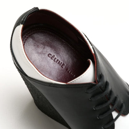 Celine Dress Shoes 36.5 Wedge Sole Bicolor — view 5