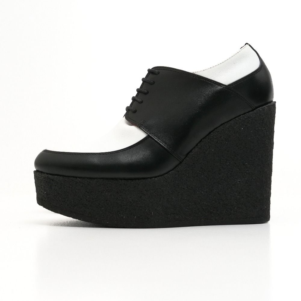 Celine Dress Shoes 36.5 Wedge Sole Bicolor — view 2