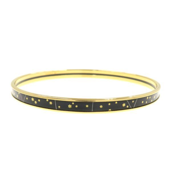 Hermes Enamel Bracelet Gold — view 2