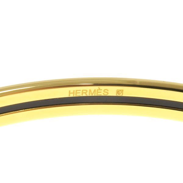 Hermes Enamel Bracelet Gold — view 8