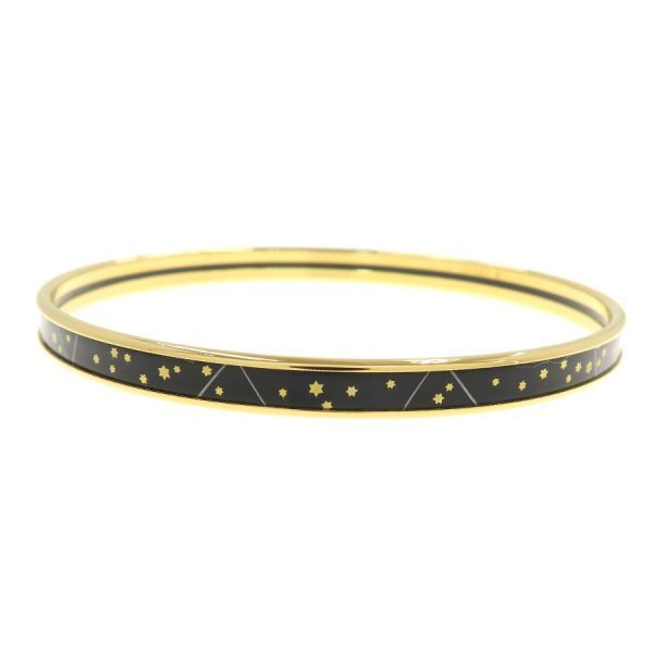Hermes Enamel Bracelet Gold — view 3