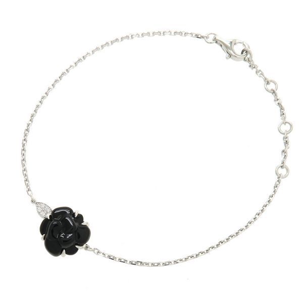 Chanel Camellia Collection Diamond Bracelet Onyx
