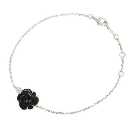 Chanel Camellia Collection Diamond Bracelet Onyx