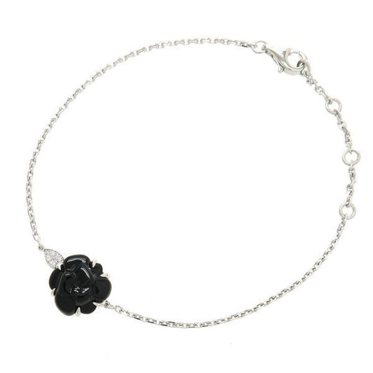 Chanel Camellia Collection Diamond Bracelet Onyx