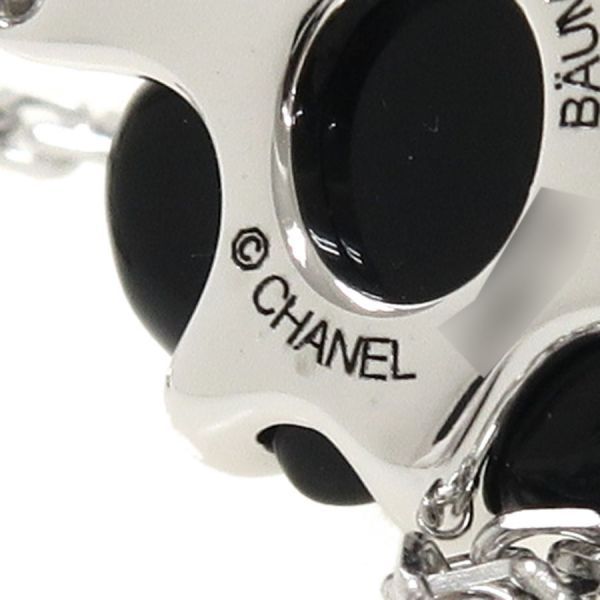 Chanel Camellia Collection Diamond Bracelet Onyx — view 6