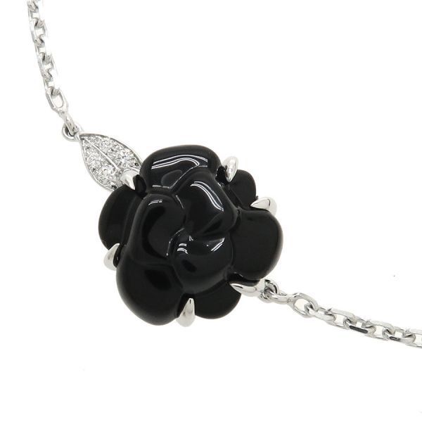Chanel Camellia Collection Diamond Bracelet Onyx — view 2