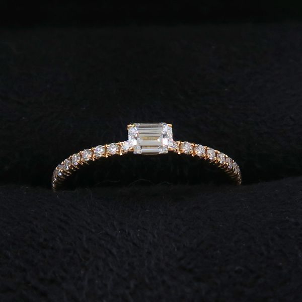 Cartier Etain Cell de Ring Emerald Cut