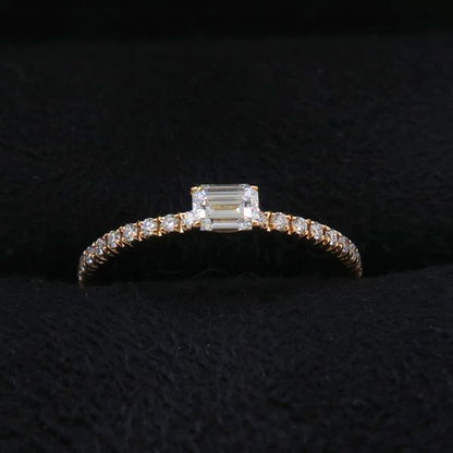 Cartier Etain Cell de Ring Emerald Cut