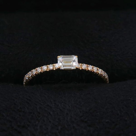 Cartier Etain Cell de Ring Emerald Cut