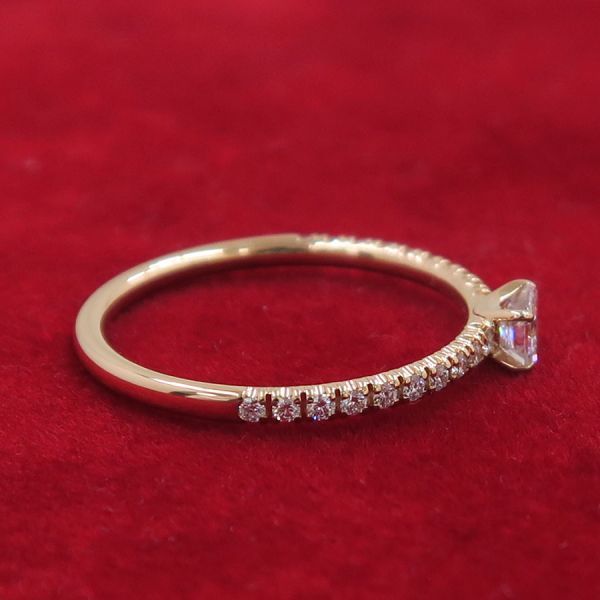 Cartier Etain Cell de Ring Emerald Cut — view 3