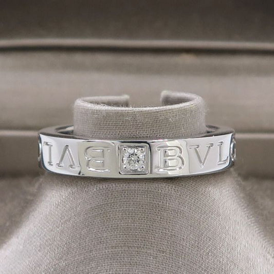 Bvlgari Double Logo Ring Diamond 13.5 Vicinity