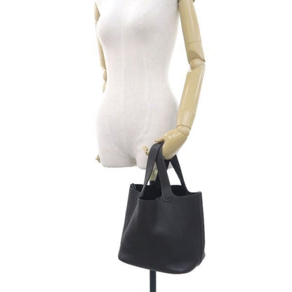 Hermes Picotin MM Handbag Brown — view 9