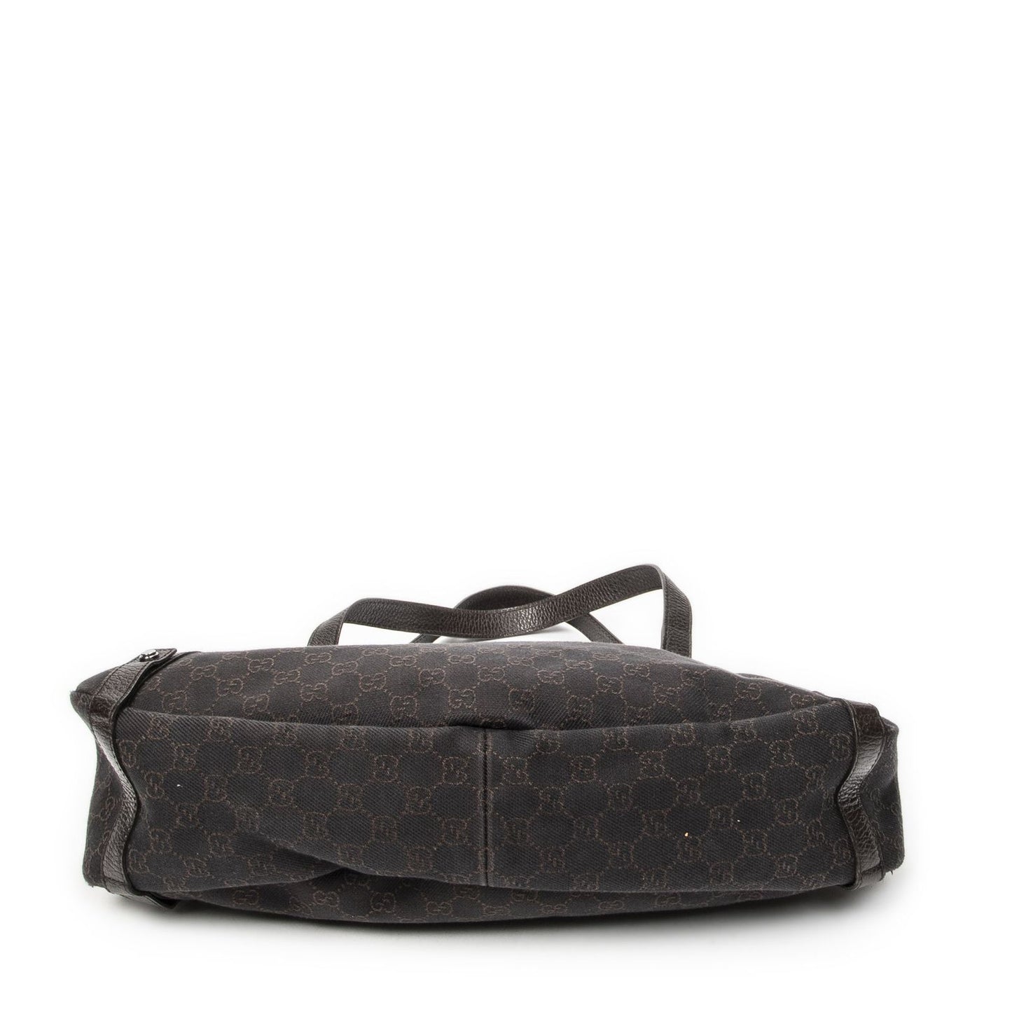 Gucci Abbey Hobo Diagonal Dark Brown GG Denim Canvas — view 6