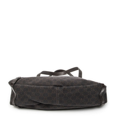 Gucci Abbey Hobo Diagonal Dark Brown GG Denim Canvas — view 6