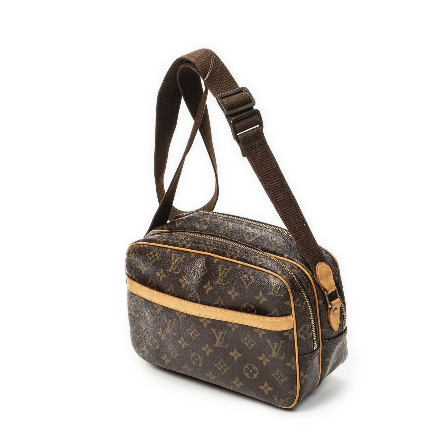 Louis Vuitton Reporter Brown Monogram Canvas Messenger — view 2