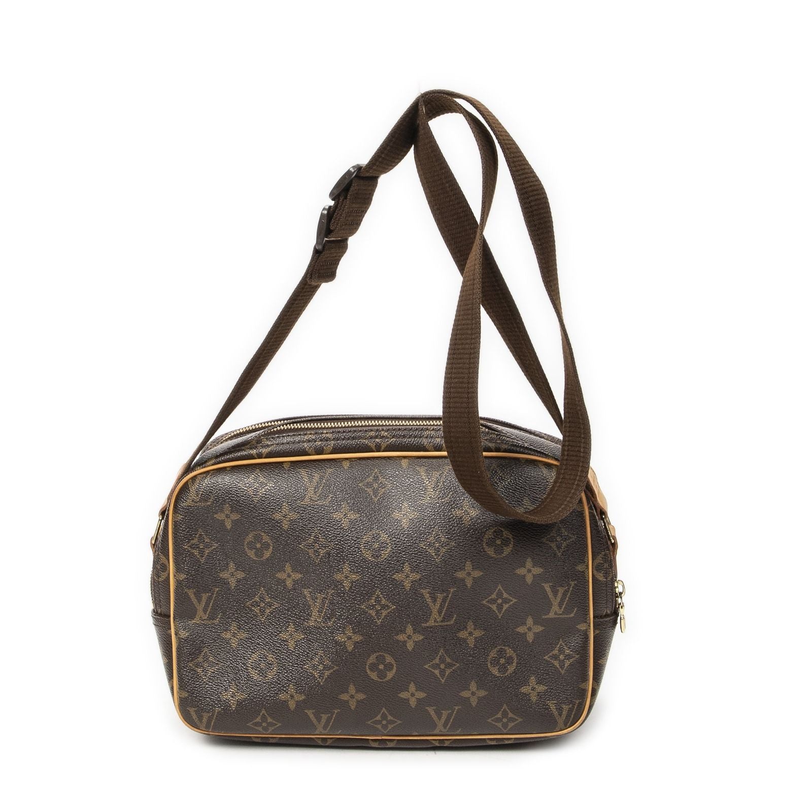 Louis Vuitton Reporter Brown Monogram Canvas Messenger — view 5