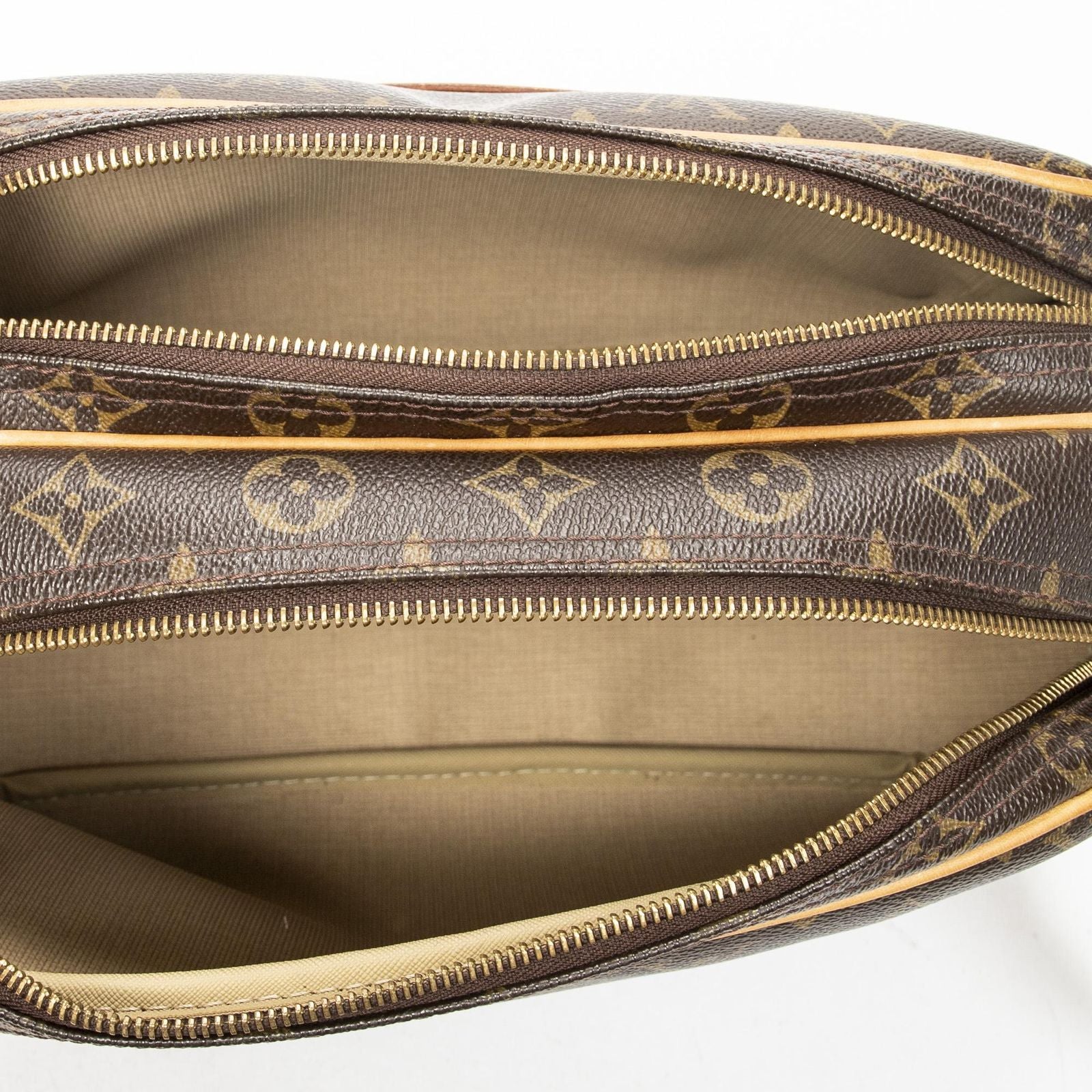 Louis Vuitton Reporter Brown Monogram Canvas Messenger — view 9
