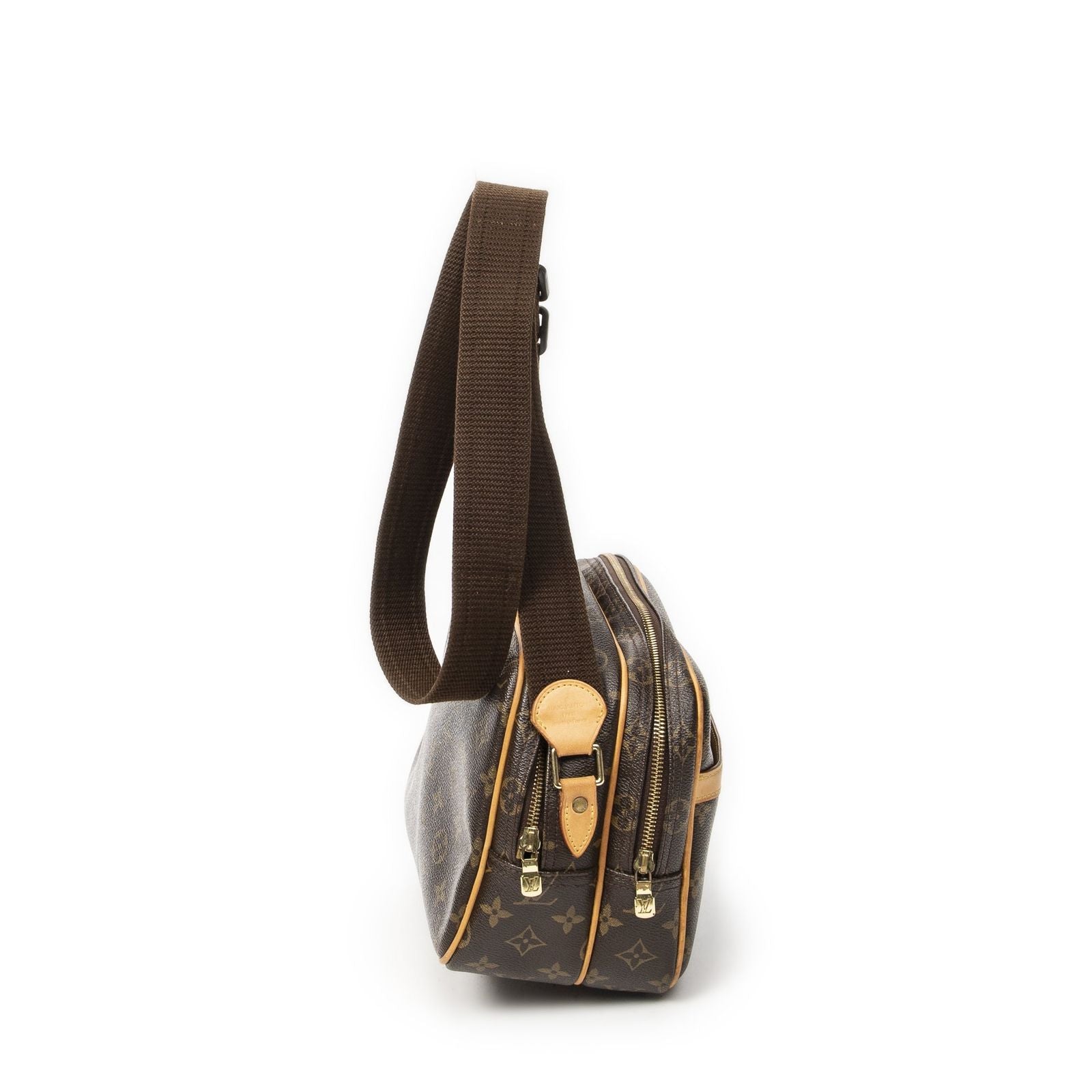 Louis Vuitton Reporter Brown Monogram Canvas Messenger — view 4