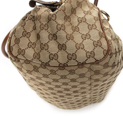Gucci Ski Boston Beige Brown GG Canvas Messenger — view 7