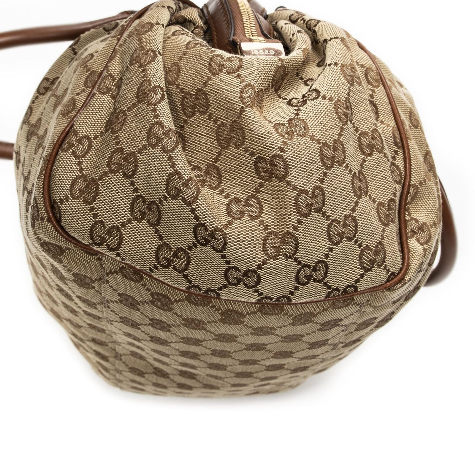 Gucci Ski Boston Beige Brown GG Canvas Messenger — view 8