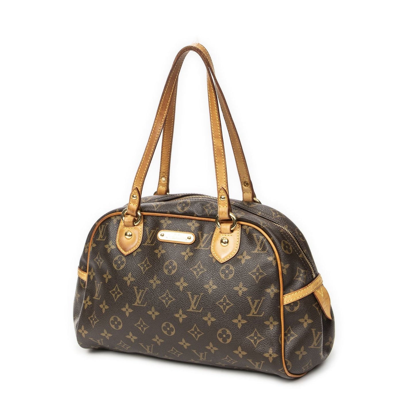 Louis Vuitton Montorgueil Brown Monogram Canvas Messenger — view 2