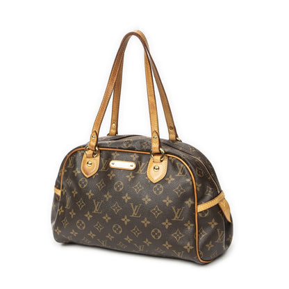 Louis Vuitton Montorgueil Brown Monogram Canvas Messenger — view 2