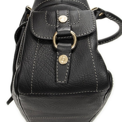 Celine Boogie Bag Black Gray Calfskin Leather — view 8