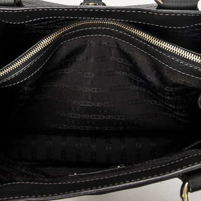 Celine Boogie Bag Black Gray Calfskin Leather — view 9