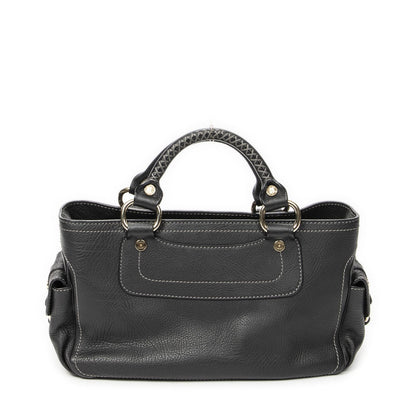 Celine Boogie Bag Black Gray Calfskin Leather — view 5