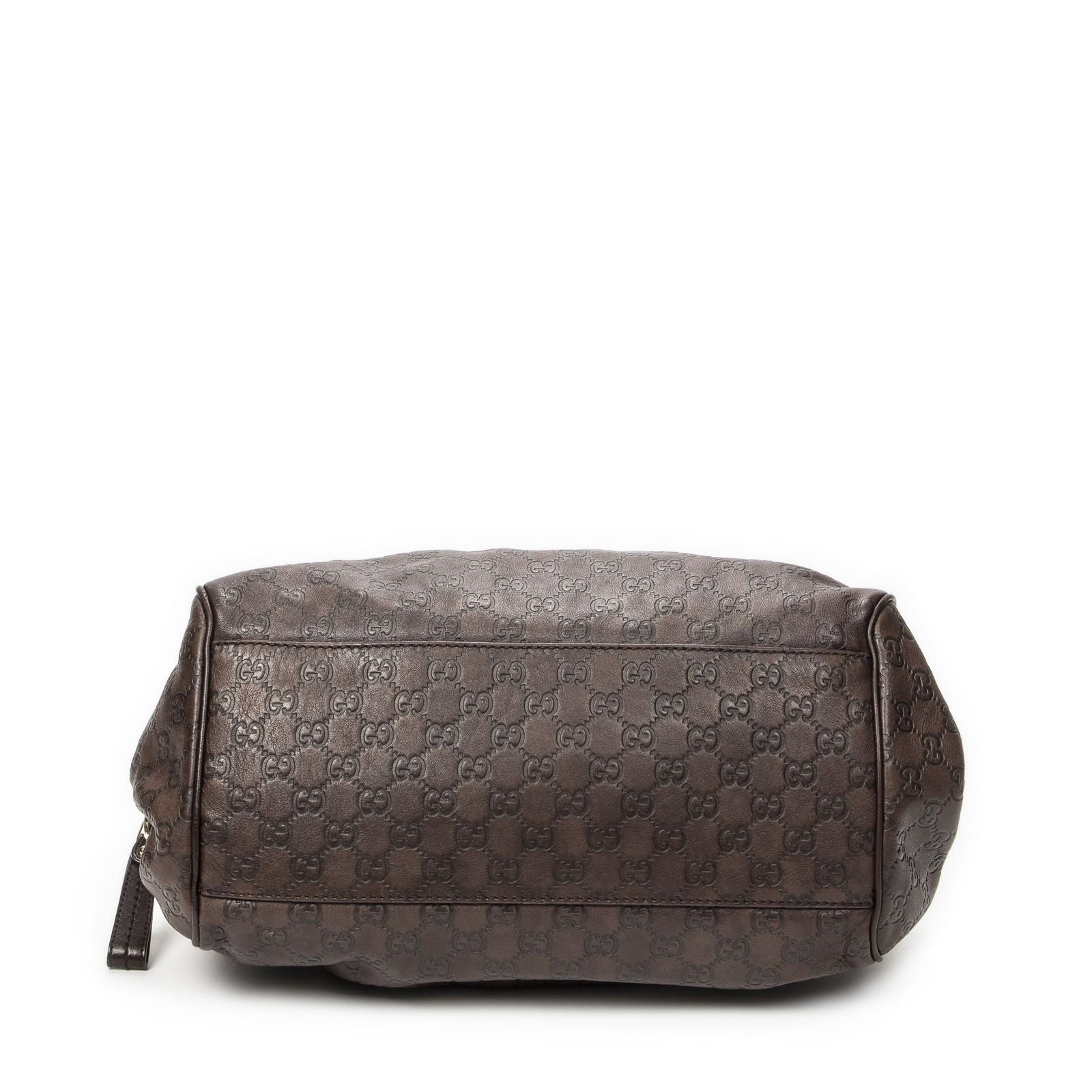 Gucci Ski Boston Dark Brown Guccissima Messenger — view 6