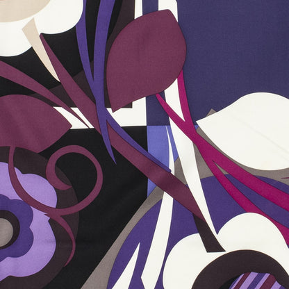 Chanel Scarf Purple Pink Silk — view 3