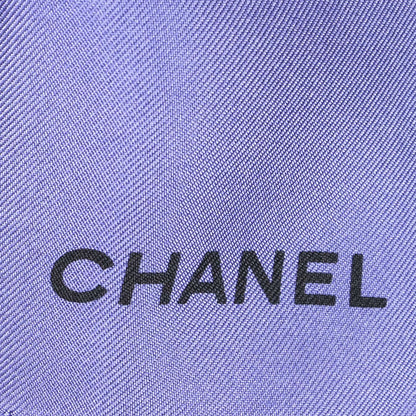 Chanel Scarf Purple Pink Silk — view 4