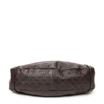 Gucci Abbey Hobo Diagonal Dark Brown Guccissima — view 6