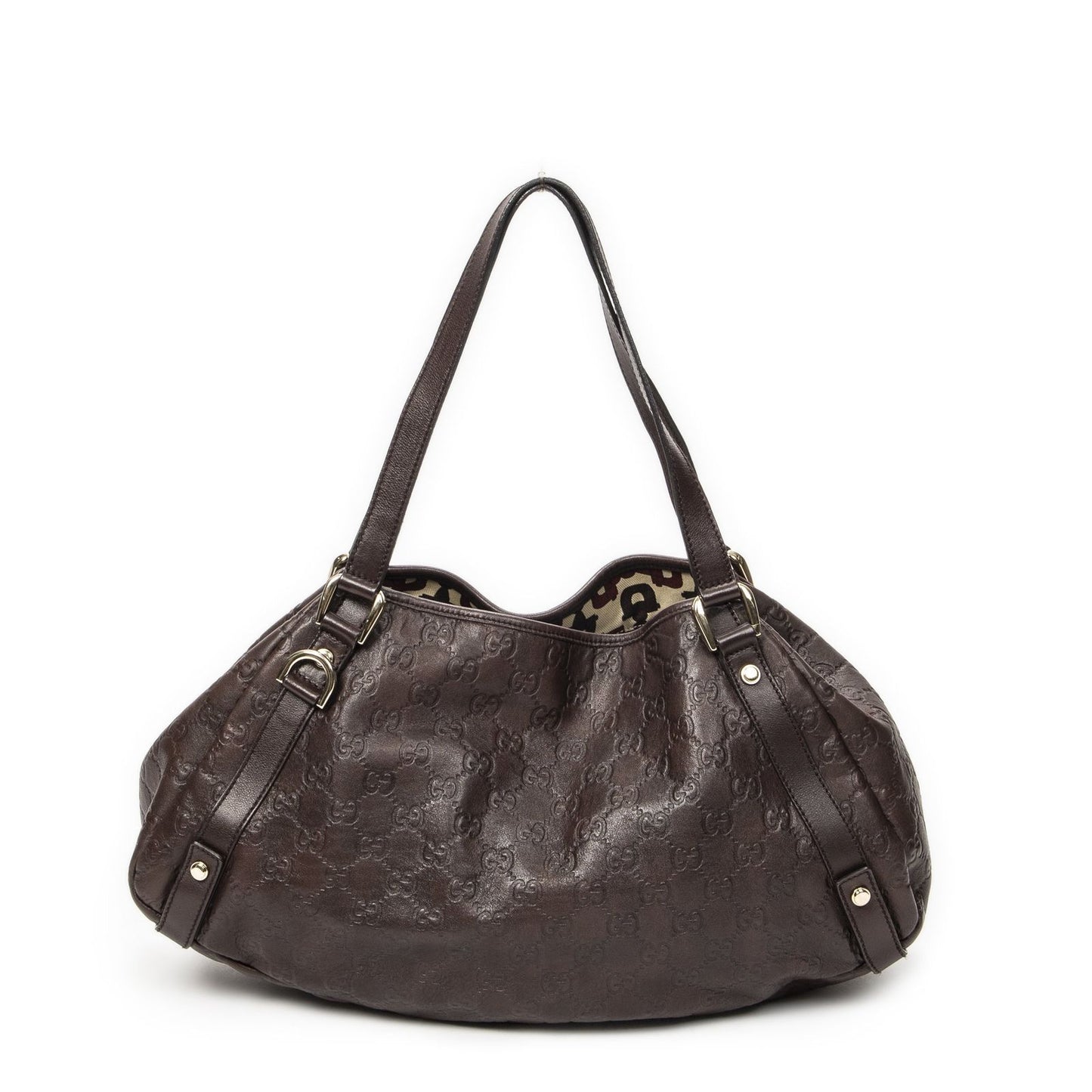 Gucci Abbey Hobo Diagonal Dark Brown Guccissima — view 5