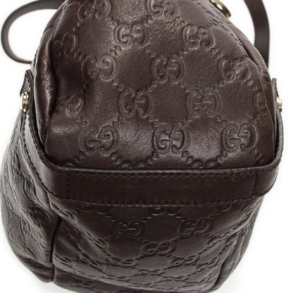 Gucci Abbey Hobo Diagonal Dark Brown Guccissima — view 8