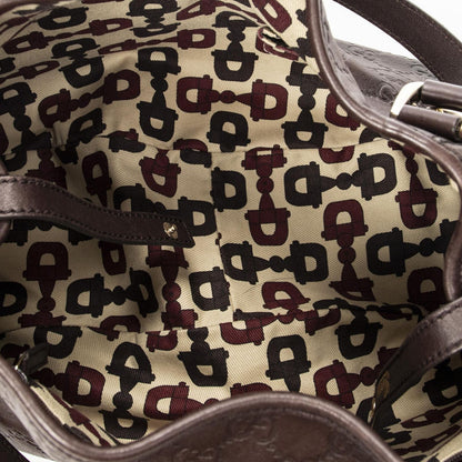 Gucci Abbey Hobo Diagonal Dark Brown Guccissima — view 9