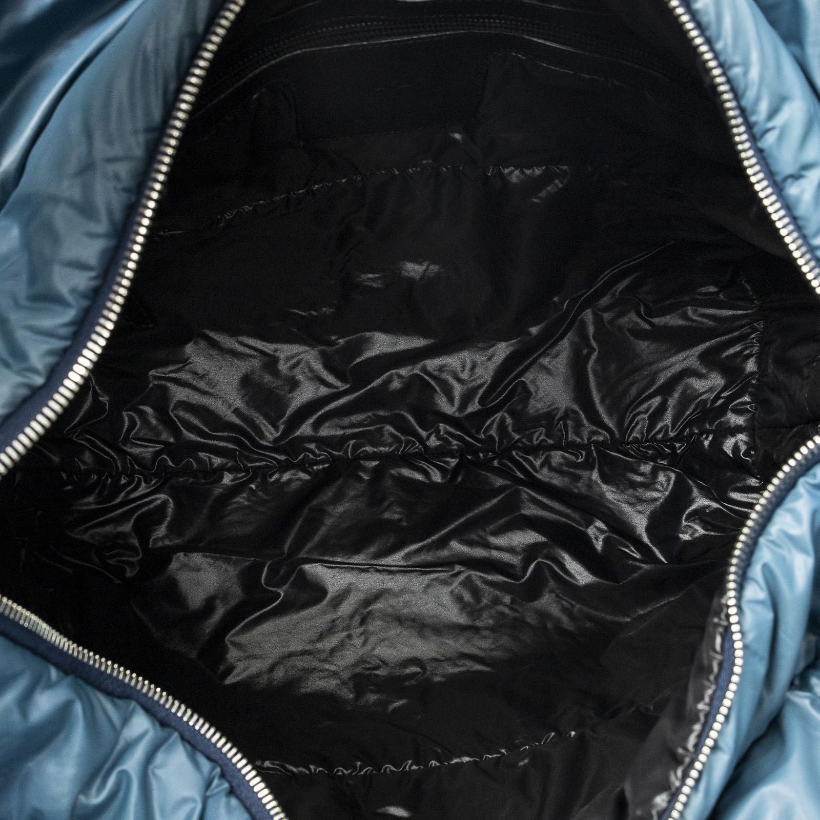 Chanel Small Coco Reversible Tote Dark Tea Quilted Nylon Canvas — view 9