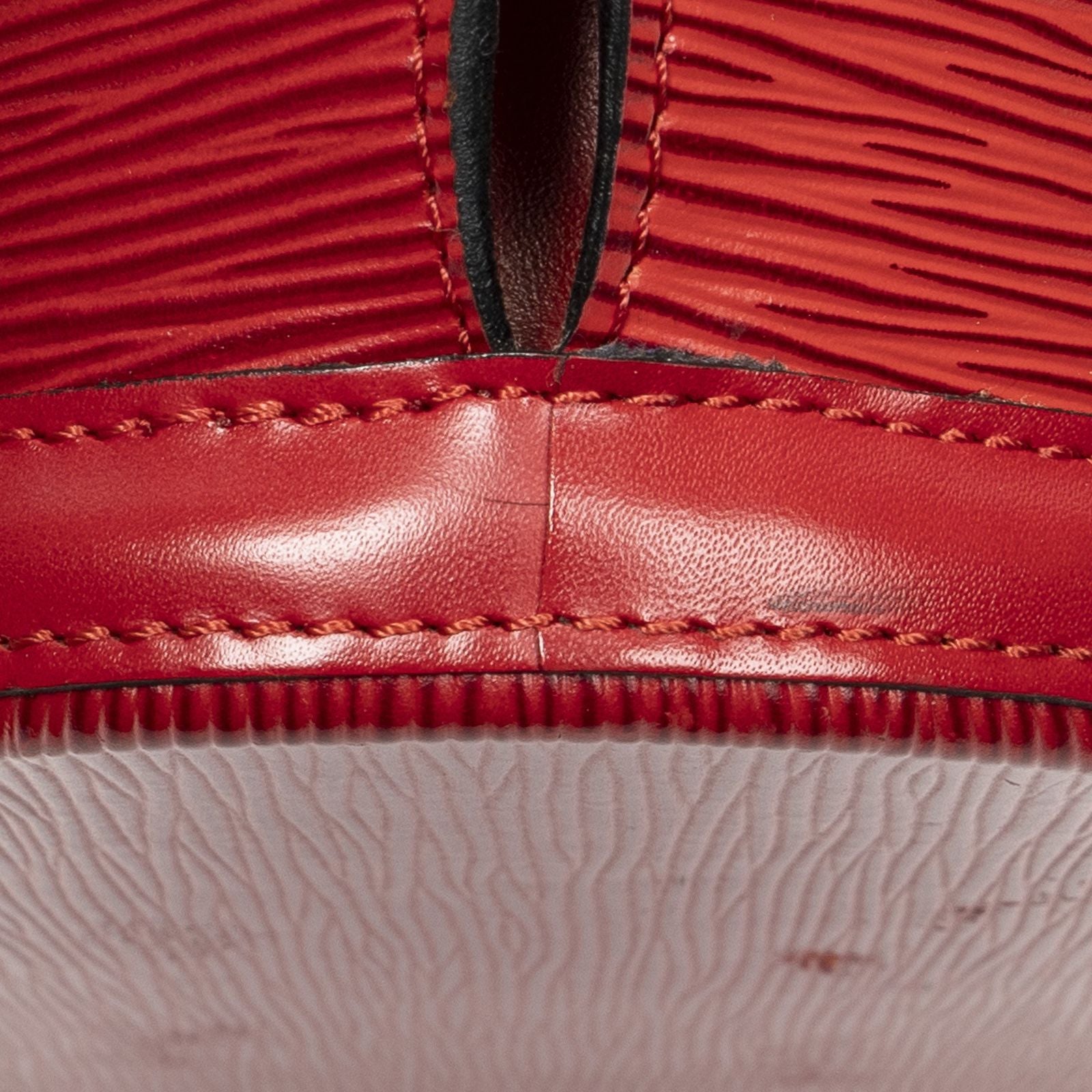 Louis Vuitton Saint Jacques Shopping Red Epi Messenger — view 8