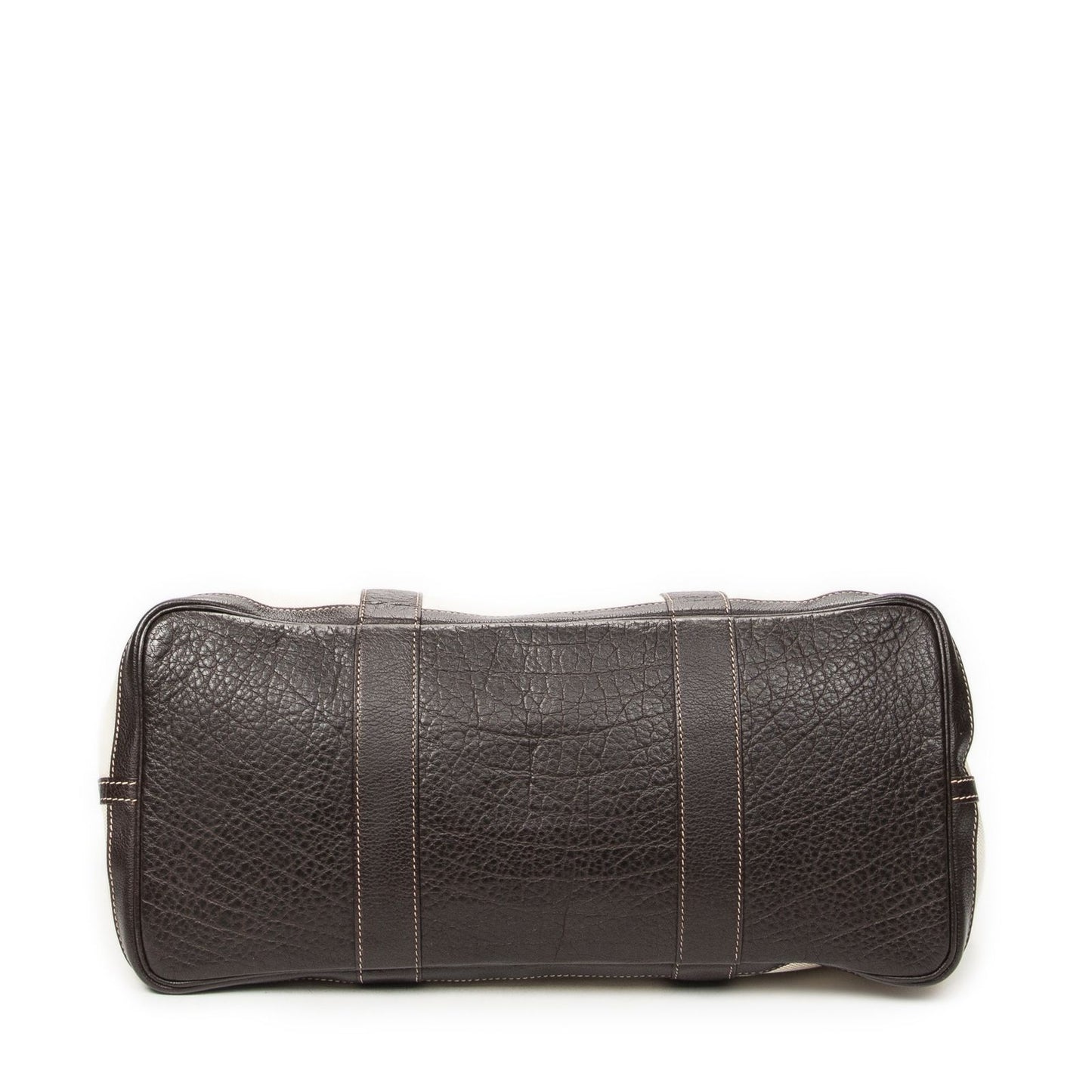 Hermes Garden Party Dark Brown Beige Toile — view 6