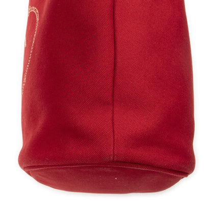 Prada Canapa Buckettote Red Canvas — view 8