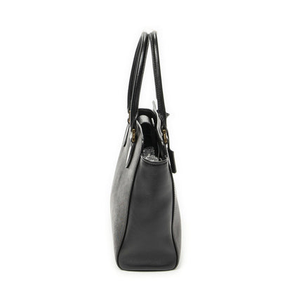 Prada Convertible Tote Black Saffiano Leather — view 4
