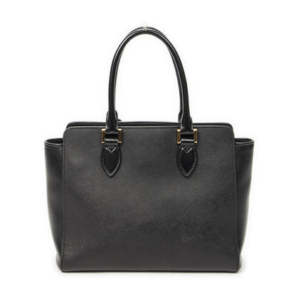 Prada Convertible Tote Black Saffiano Leather — view 5