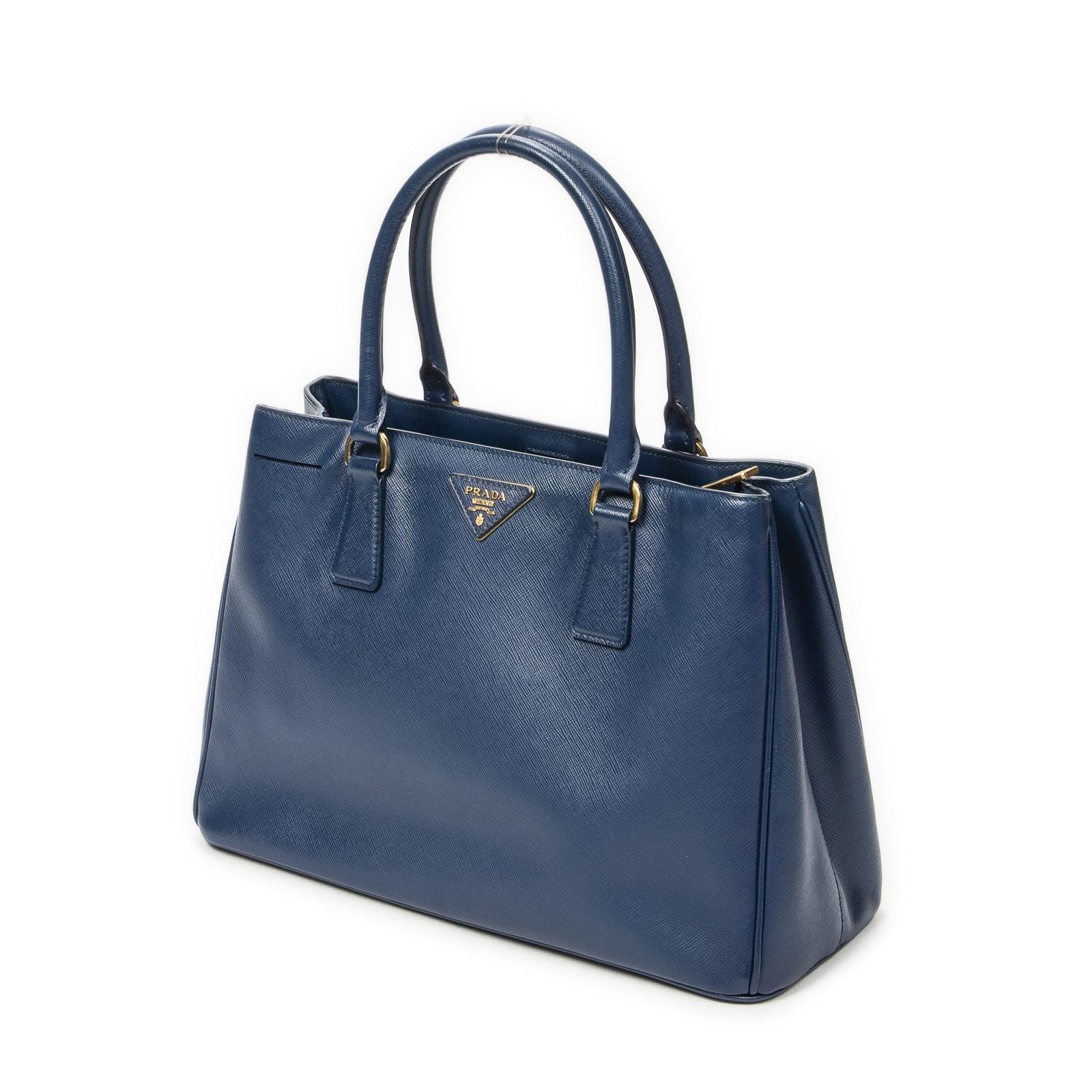 Prada Open Tote Navy Saffiano Leather — view 2