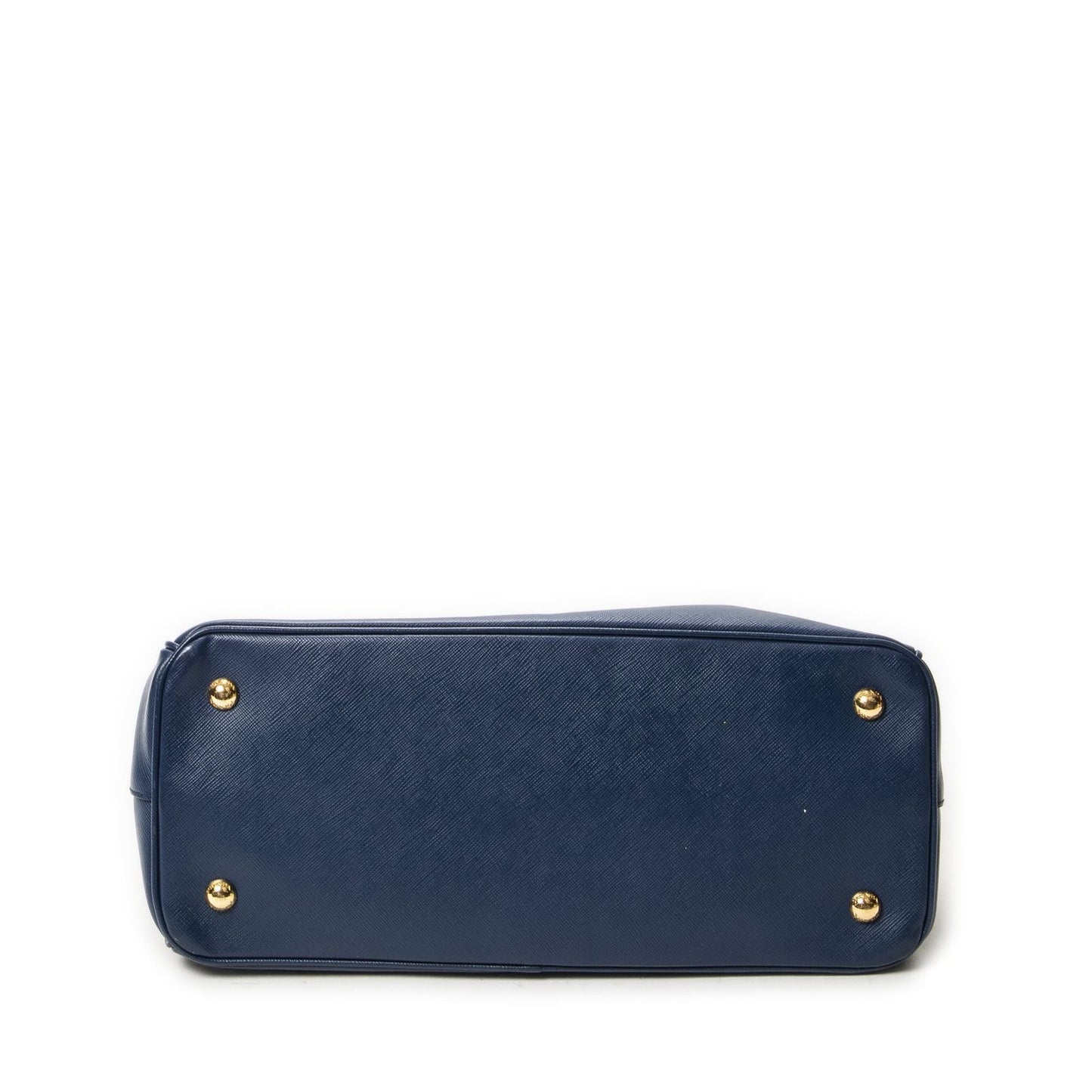 Prada Open Tote Navy Saffiano Leather — view 6