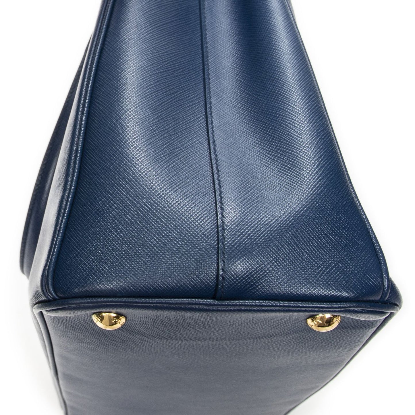 Prada Open Tote Navy Saffiano Leather — view 7
