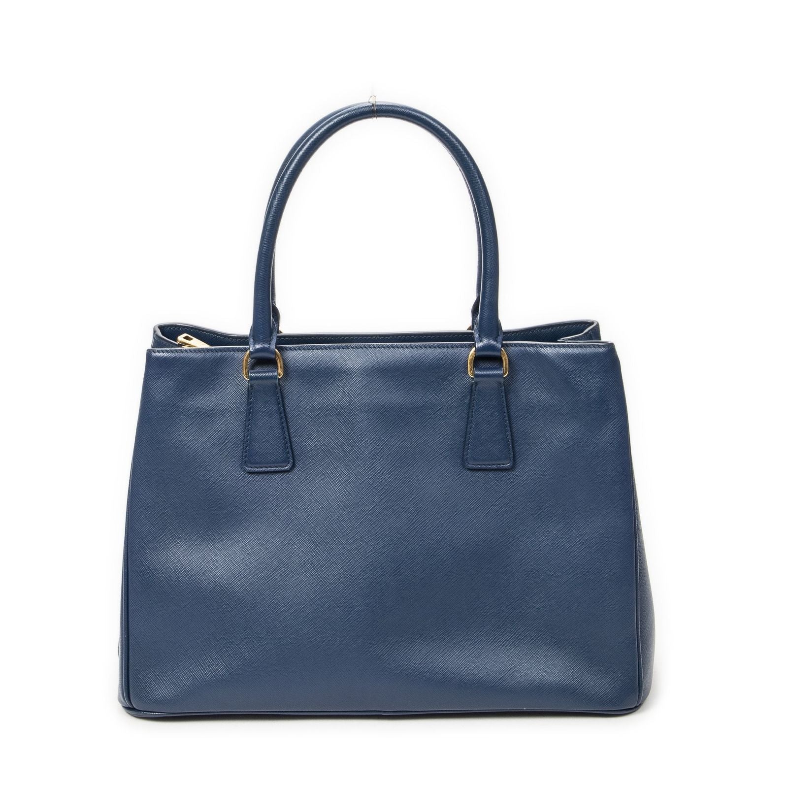 Prada Open Tote Navy Saffiano Leather — view 5
