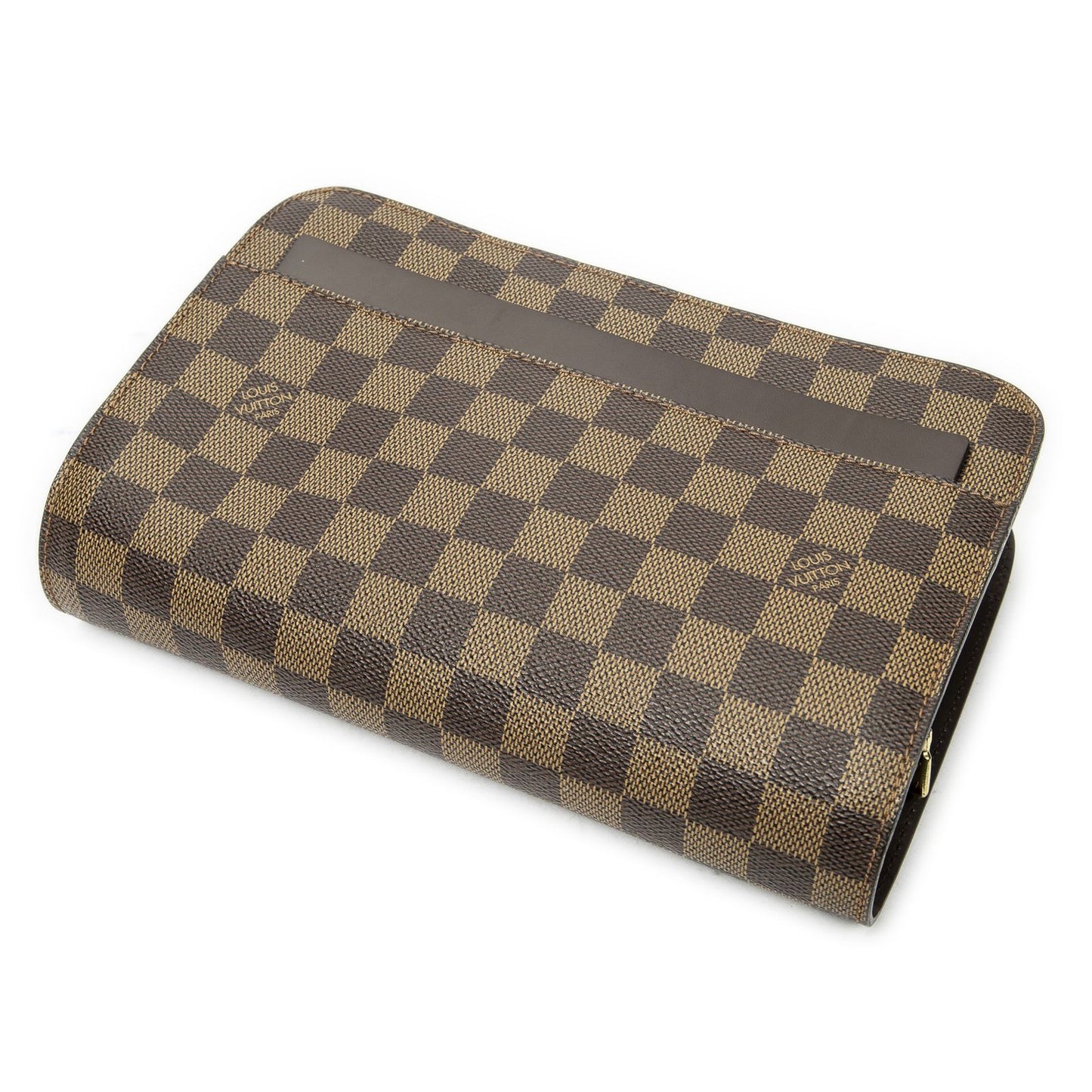 Louis Vuitton St Clutch Brown Damier Ebene