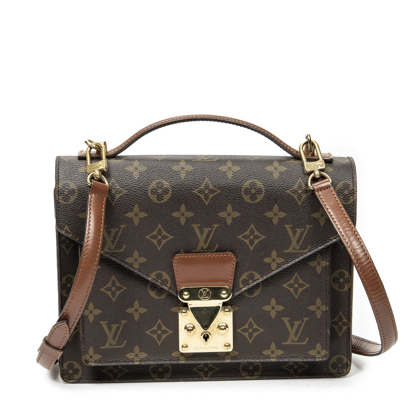 Louis Vuitton Monceau Brown Monogram Canvas Messenger