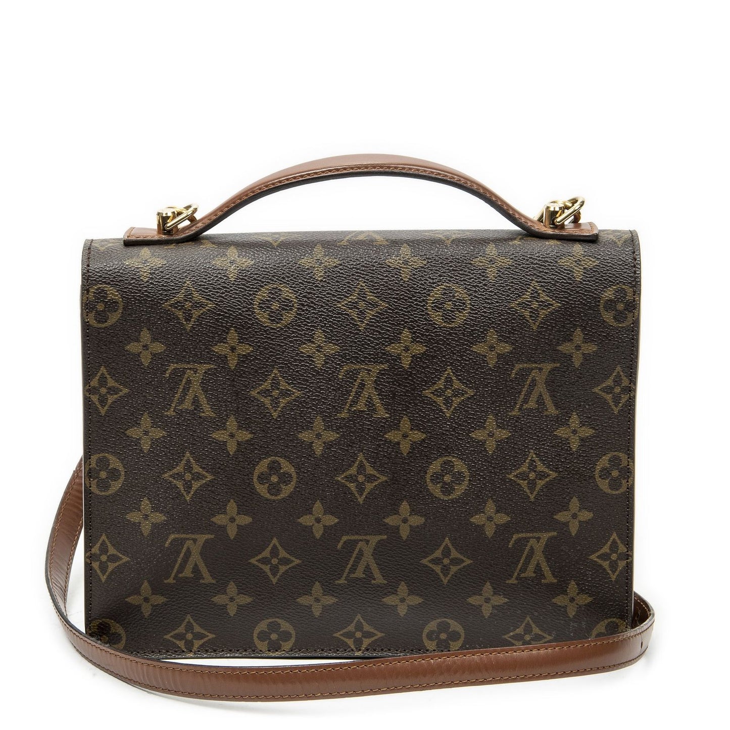 Louis Vuitton Monceau Brown Monogram Canvas Messenger — view 5